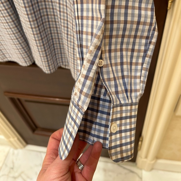 Designer Cali Italian button down long sleeve shirt. Worn once! New condition. - Picture 3 of 3